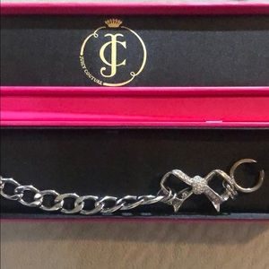 Juicy Couture Rhinestone bow bracelet
